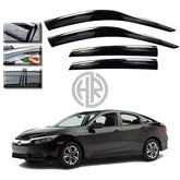 Honda Civic 2021 Chrome Air Press Sun Visors by TXR Premium Look & Comfort